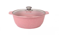 Купить Кастрюля-жаровня Kukmara Trendy Style Rose, 4 л / Народный дискаунтер ЦЕНАЛОМ