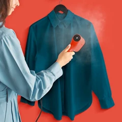 Купить Отпариватель ручной Tefal DT2022E1, красный / Народный дискаунтер ЦЕНАЛОМ