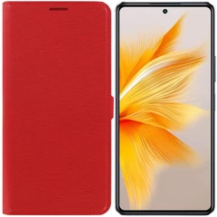 Купить Чехол-книжка Krutoff Eco Book для INFINIX Note 30 Pro, красный / Народный дискаунтер ЦЕНАЛОМ