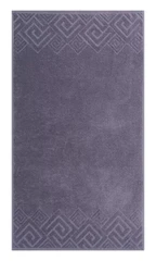 Купить Полотенце ДМ Люкс Poseidon серый 70х130 см, махра / Народный дискаунтер ЦЕНАЛОМ