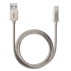 Купить Кабель Deppa Metal USB2.0 Am - Type-C, 1.2 м, 2.4 A / Народный дискаунтер ЦЕНАЛОМ