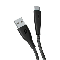 Купить Кабель Deppa Fly USB-C - Type-C 1 м, 3 A, черный / Народный дискаунтер ЦЕНАЛОМ
