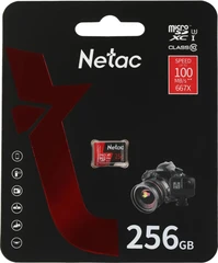 Купить Карта памяти microSDXC Netac P500 Extreme Pro 256 ГБ / Народный дискаунтер ЦЕНАЛОМ