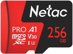Купить Карта памяти microSDXC Netac P500 Extreme Pro 256 ГБ + адаптер SD / Народный дискаунтер ЦЕНАЛОМ