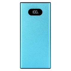 Купить Внешний аккумулятор TFN Blaze LCD, 10000 мАч, голубой / Народный дискаунтер ЦЕНАЛОМ