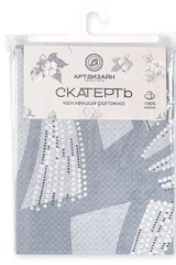 Купить Скатерть АРТПОСТЕЛЬ Жемчуг 150х260 см, рогожка / Народный дискаунтер ЦЕНАЛОМ