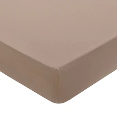 Купить Простыня на резинке Миланика Палитра Кофе 90*200 см, поплин / Народный дискаунтер ЦЕНАЛОМ