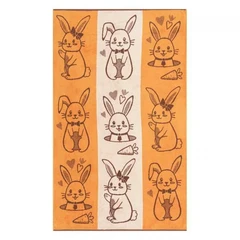 Купить Полотенце Cleanelly Cute bunny 100х150 см, махра / Народный дискаунтер ЦЕНАЛОМ