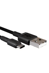 Купить Кабель More choice K19a USB 2.0 Am - Type-C, 1 м, 2.1A, черный / Народный дискаунтер ЦЕНАЛОМ