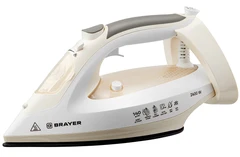 Купить Утюг BRAYER BR4014, бежевый / Народный дискаунтер ЦЕНАЛОМ