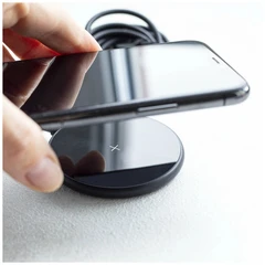 Купить Беспроводное зарядное устройство OLMIO MagCharge Black / Народный дискаунтер ЦЕНАЛОМ