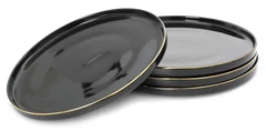 Купить Столовый сервиз DOMENIK Black Gold, 16 предметов / Народный дискаунтер ЦЕНАЛОМ