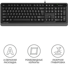 Купить Клавиатура проводная A4TECH Fstyler FKS10 / Народный дискаунтер ЦЕНАЛОМ