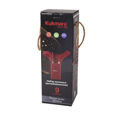 Купить Набор кухонных принадлежностей Kukmara kuk-04/09011301, 9 предметов Pink / Народный дискаунтер ЦЕНАЛОМ