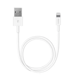 Купить Кабель Deppa USB-A 2.0 - Lightning, 1.2 м, 2 А, белый / Народный дискаунтер ЦЕНАЛОМ