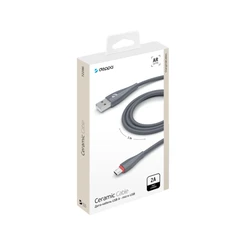 Купить Кабель Deppa Ceramic USB-A 2.0 - micro USB, 1 м, 2.1 A, серый (72286) / Народный дискаунтер ЦЕНАЛОМ
