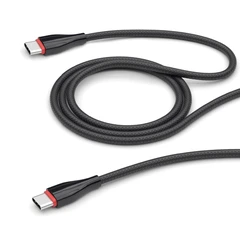Купить Кабель Deppa Ceramic USB-C - Type-C 1 м, 2.4 А, черный / Народный дискаунтер ЦЕНАЛОМ
