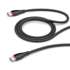 Купить Кабель Deppa Ceramic USB-C - USB-C, 1 м, 2.4 А, черный / Народный дискаунтер ЦЕНАЛОМ