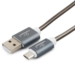 Купить Кабель Cablexpert USB 2.0 Am - microUSB, 1.8 м, титан / Народный дискаунтер ЦЕНАЛОМ