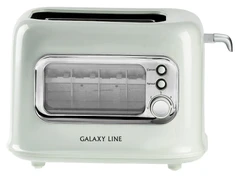 Купить Тостер GALAXY LINE GL2914, оливковый / Народный дискаунтер ЦЕНАЛОМ
