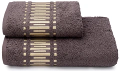 Купить Полотенце Cleanelly Film Reel коричневый 50х90 см, махра / Народный дискаунтер ЦЕНАЛОМ