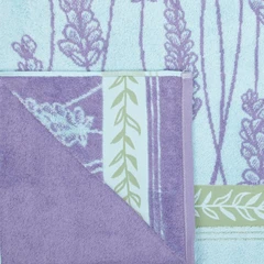 Купить Полотенце Cleanelly NUVOLA DI LAVANDA лаванда на мяте 70х130 см, махра / Народный дискаунтер ЦЕНАЛОМ