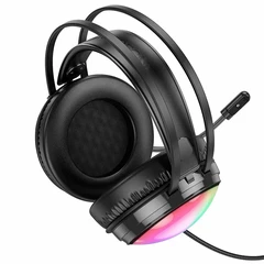 Купить Гарнитура игровая Borofone BO108 Flame Black / Народный дискаунтер ЦЕНАЛОМ