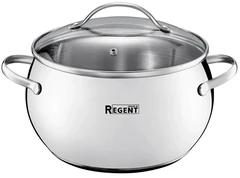 Купить Кастрюля Regent inox Linea Apple B, 5.5 л / Народный дискаунтер ЦЕНАЛОМ