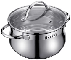 Купить Кастрюля Regent inox Linea Monica, 2.5 л / Народный дискаунтер ЦЕНАЛОМ
