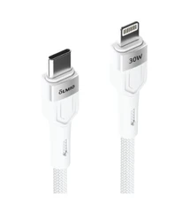 Купить Кабель OLMIO Style USB-С - Lightning, 1.2 м, белый / Народный дискаунтер ЦЕНАЛОМ