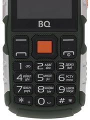 Купить Сотовый телефон BQ 2430 Tank Power, зеленый/серебристый / Народный дискаунтер ЦЕНАЛОМ