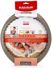 Купить Форма для пирога Attribute GRACE ABS302, 27х29 см / Народный дискаунтер ЦЕНАЛОМ