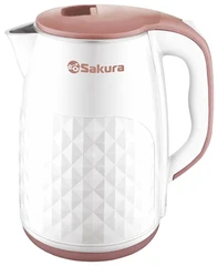 Купить Чайник Sakura SA-2165WB, бело-бежевый / Народный дискаунтер ЦЕНАЛОМ