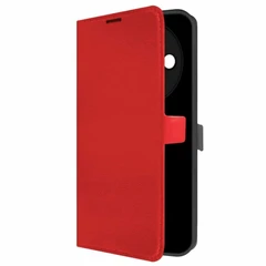 Купить Чехол-книжка Krutoff Eco Book для Xiaomi Redmi A3, красный / Народный дискаунтер ЦЕНАЛОМ