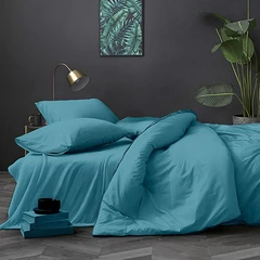 Купить Комплект постельного белья ArtCotton Небесно-голубой 2-спальный, поплин, наволочки 70х70 см / Народный дискаунтер ЦЕНАЛОМ