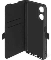 Купить Чехол-книжка DF oFlip-29 для OPPO A58 (4G), черный / Народный дискаунтер ЦЕНАЛОМ