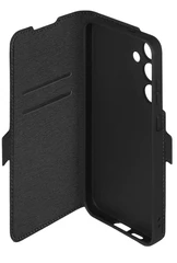 Купить Чехол-книжка DF sFlip-129 для Samsung Galaxy S24+, черный / Народный дискаунтер ЦЕНАЛОМ