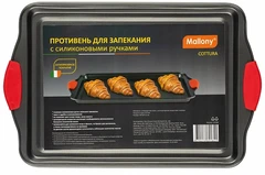 Купить Противень для запекания Mallony COTTURA, 40х26х1.5 см / Народный дискаунтер ЦЕНАЛОМ
