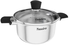 Купить Кастрюля Tesoro Siena, 1.5 л / Народный дискаунтер ЦЕНАЛОМ