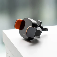 Купить Держатель магнитный Deppa Crab QI Stone 55207, черный / Народный дискаунтер ЦЕНАЛОМ