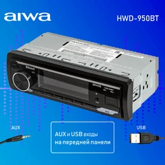 Купить Автомагнитола AIWA HWD-950BT / Народный дискаунтер ЦЕНАЛОМ
