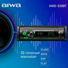 Купить Автомагнитола AIWA HWD-520BT / Народный дискаунтер ЦЕНАЛОМ