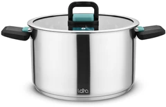 Купить Кастрюля LARA Изумруд LR02-243, 3.8 л / Народный дискаунтер ЦЕНАЛОМ