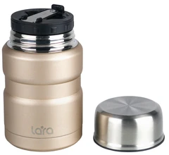 Купить Термос LARA LR04-54 Beige, 0.5 л / Народный дискаунтер ЦЕНАЛОМ