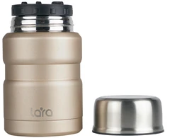 Купить Термос LARA LR04-54 Beige, 0.5 л / Народный дискаунтер ЦЕНАЛОМ