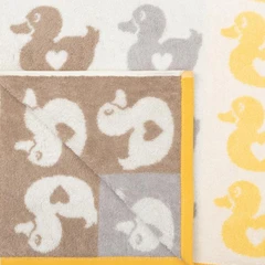 Купить Полотенце Cleanelly Ducks 100х150 см, махра / Народный дискаунтер ЦЕНАЛОМ