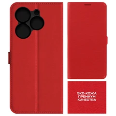 Купить Чехол-книжка Krutoff Eco Book для INFINIX Note 40, красный / Народный дискаунтер ЦЕНАЛОМ