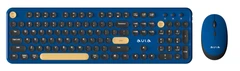 Купить Комплект беспроводной AULA AC306 Royal Blue-Black / Народный дискаунтер ЦЕНАЛОМ
