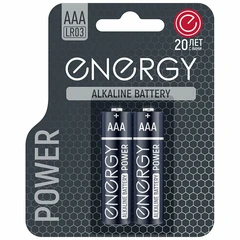 Купить Батарейка AAA Energy Power LR03-2BL, 2 шт / Народный дискаунтер ЦЕНАЛОМ