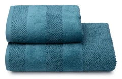 Купить Полотенце Cleanelly Heat аквамарин 70х140 см, махра / Народный дискаунтер ЦЕНАЛОМ